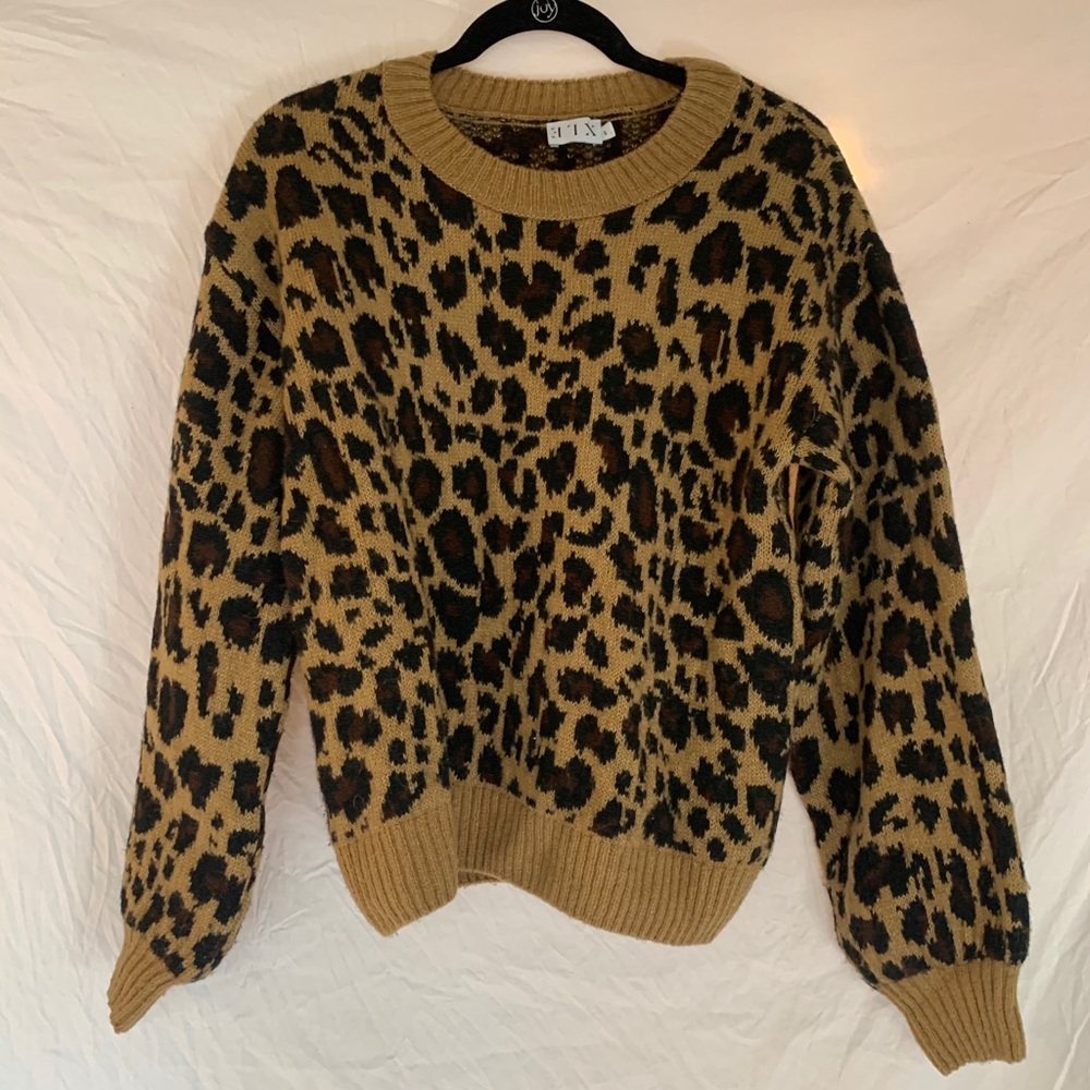 XLE the Label leopard sweater